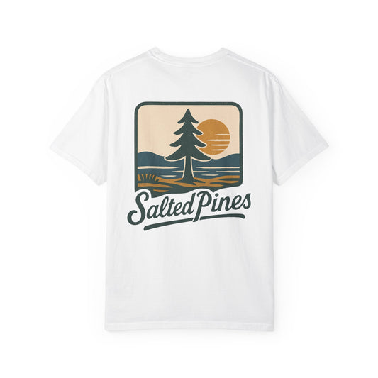 Salted Pines Unisex Garment-Dyed T-shirt - Nature Vibes, Outdoor Adventures, Gift for Nature Lovers, Casual Style, Summer Essentials